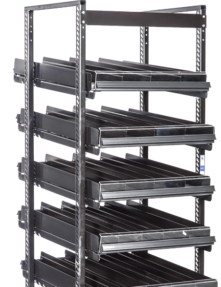 retail-shelving Gravity Flow Shelving