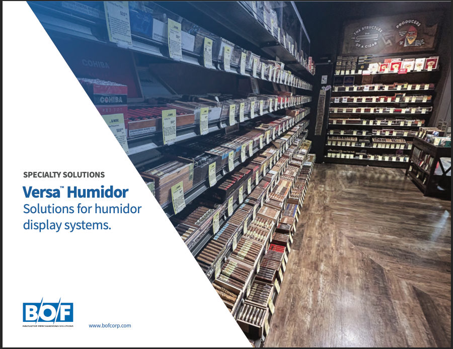B-O-F's Versa™ Humidor shelving Resource Guide Cover